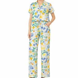 NEW Rose & Olive Button Top Size M Multicolor Tropical PANTS AVAILABLE!!!